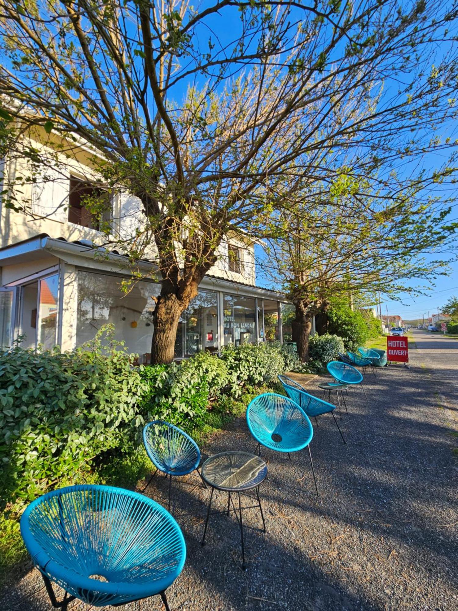 Hotel Au Bon Landais Biscarrosse-Plage Exterior foto